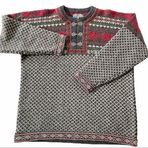 Vintage Squaw Valley Nordic Wool Sweater SZ PL